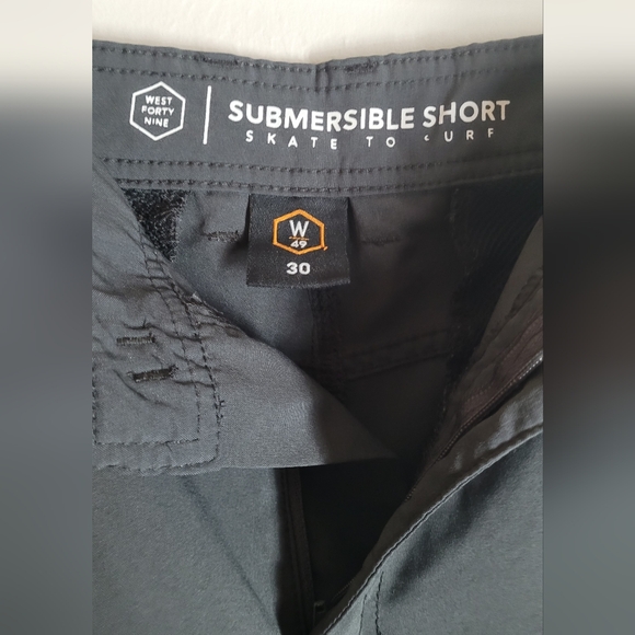 Sz 30" west 49 submersible short - skate to surf dark grey board swim shorts - Picture 5 of 8